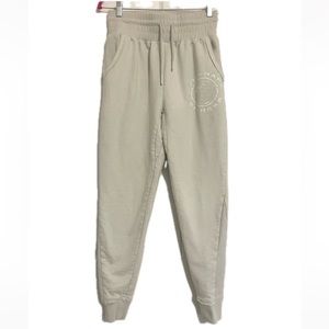 Gymshark Retro Design Cream High Waisted Jogger Sweatpants